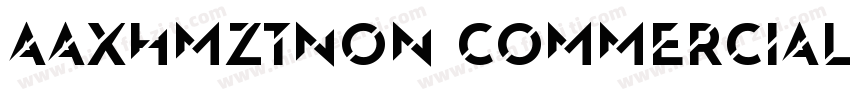 AaXHMZTNon CommercialUse字体转换